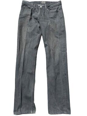 Naked & Famous Weird Guy Grey Selvedge Denim Size 33x33